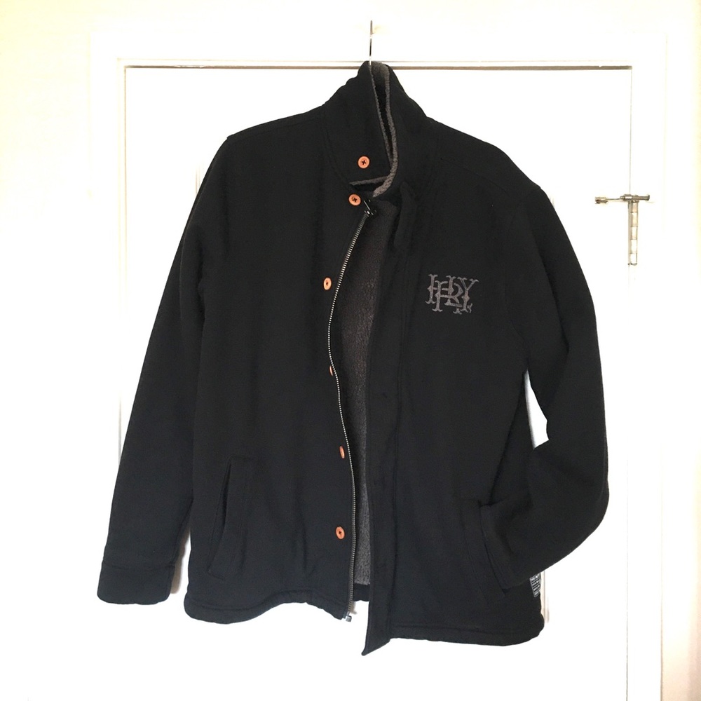 PRICE DROP: Hurley Sherpa Lined Zip/ Button Jacket